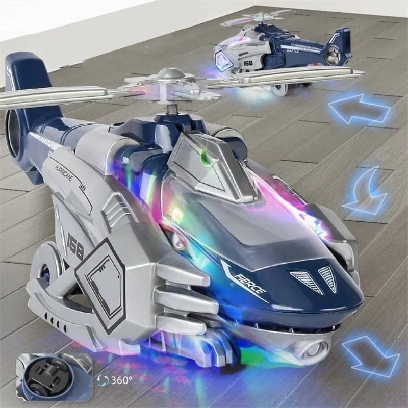 [SAVE 60% OFF TODAY ONLY] LED Transforming Dinosaur Helicopter Toy - BUY 2 FREE SHIPPING